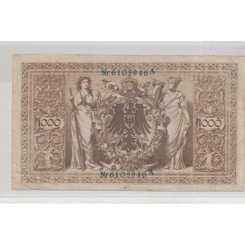 Allemagne - 1000 Marks 1910 - TTB