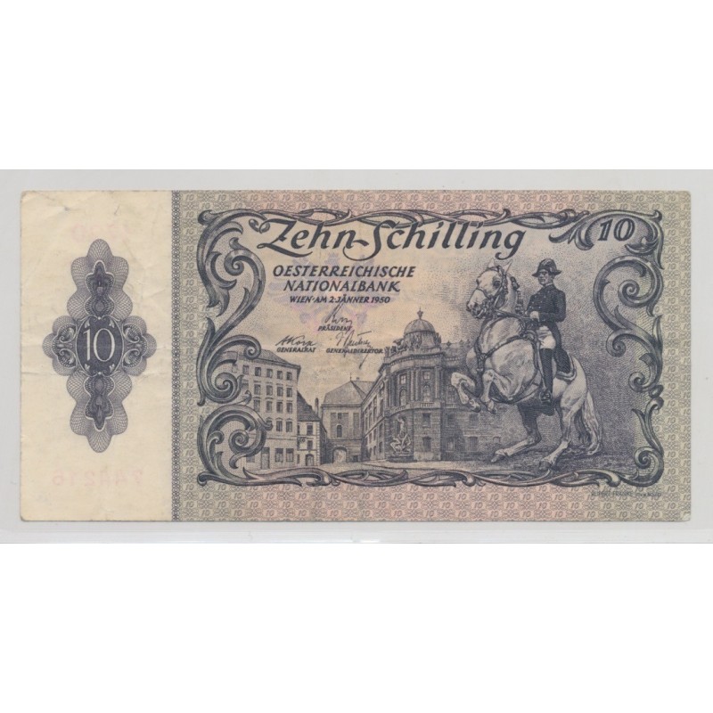 Autriche - 10 Schilling 1950 - TTB