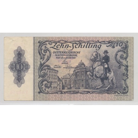 Autriche - 10 Schilling 1950 - TTB