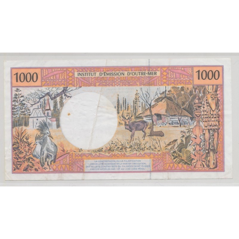 Billet - 1000 Francs Outremer - TTB