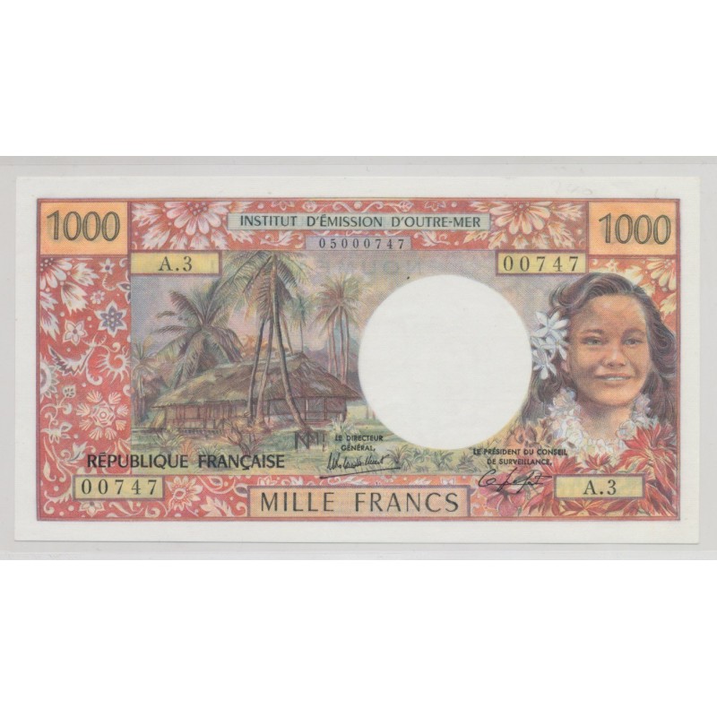 Outremer - 1000 Francs Nouméa - ND 1969 - Neuf