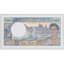 Outremer - 500 Francs Papeete - ND 1985 - Neuf 2