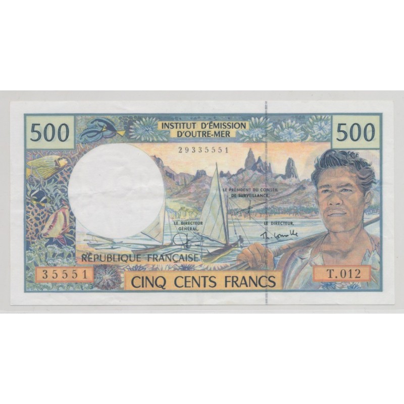 Outremer - 500 Francs - ND 1992 - TTB+