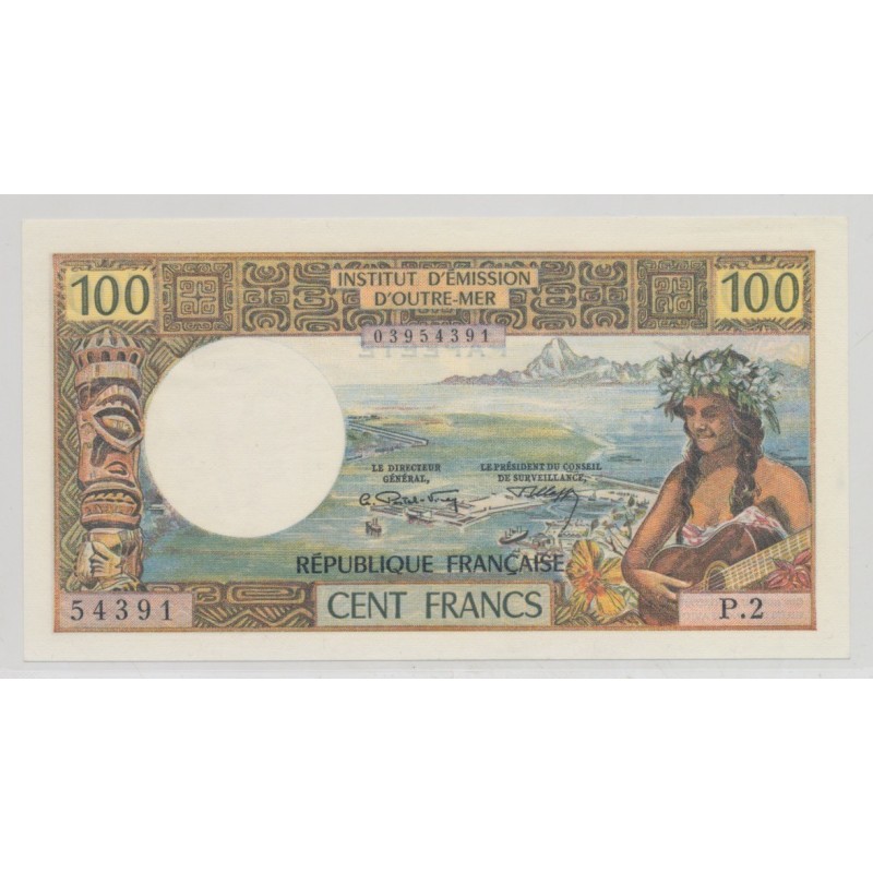 Billet - 100 Francs Papeete - Neuf