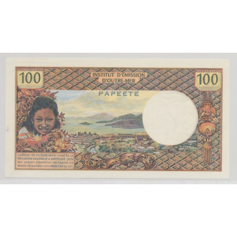 Billet - 100 Francs Papeete - Neuf