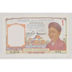 Indochine - 1 Piastre - ND 1946 - SUP