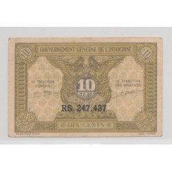 Indochine - 10 Cents -  TTB