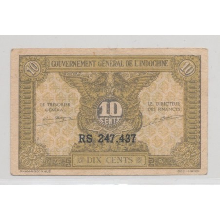 Indochine - 10 Cents -  TTB