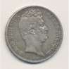 5 Francs Louis Philippe sans le I - 1830 A Paris - Tranche en creux