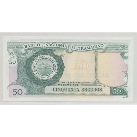 Mozambique - 50 Escudos - 1970 ( 1976 ) - Neuf