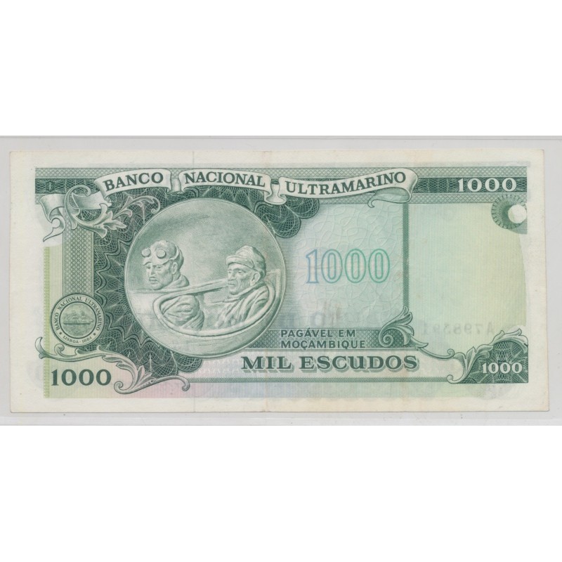 Mozambique - 1000 Escudos - 1972 - TTB+
