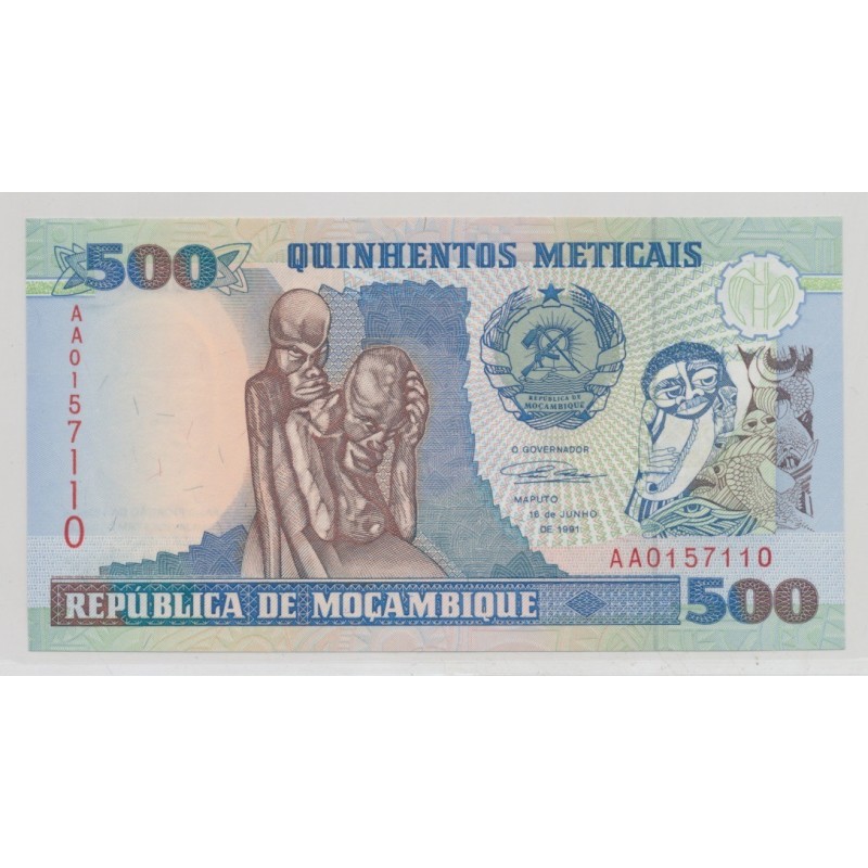Mozambique - 500 Meticais 1991 - NEUF