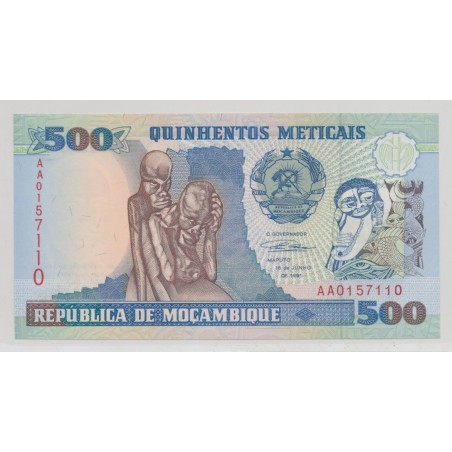 Mozambique - 500 Meticais 1991 - NEUF