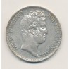 5 Francs Louis Philippe sans le I - 1830 A Paris - Tranche en creux