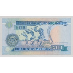 Mozambique - 500 Meticais 1991 - NEUF 2