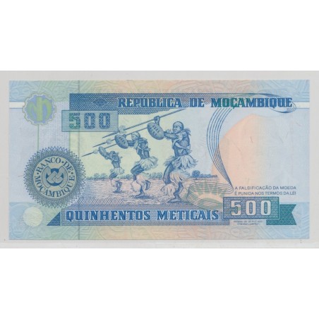 Mozambique - 500 Meticais 1991 - NEUF
