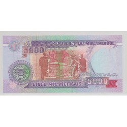 Mozambique - 5000 Meticais 1991 - Neuf 2