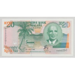 Malawi - 20 Kwacha 1993 - Neuf