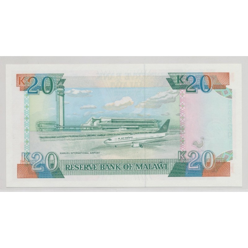 Malawi - 20 Kwacha 1993 - Neuf