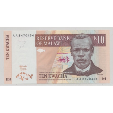 Malawi - 10 Kwacha 1997 - Neuf