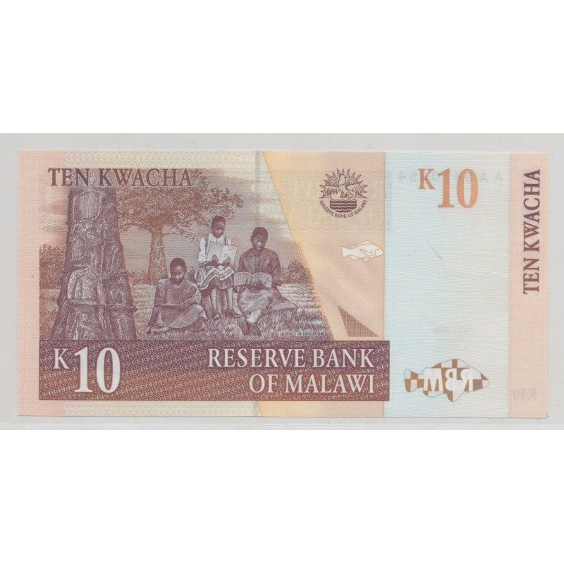 Malawi - 10 Kwacha 1997 - Neuf