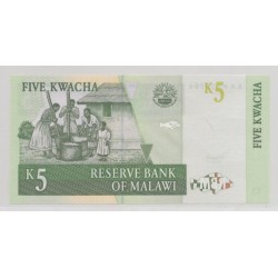 Malawi - 5 Kwacha 1997 - Neuf 2