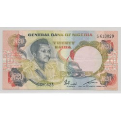 Nigéria - 20 Naira - ND 1984 - TTB