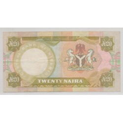 Nigéria - 20 Naira - ND 1984 - TTB 2