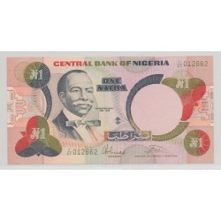 Nigéria - 1 Naira - ND 1984-2000 - TTB