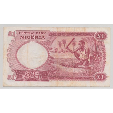 Nigéria - 1 Pound - ND 1967 - TTB