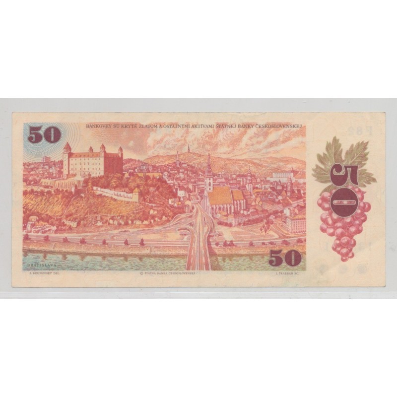 Tchécoslovaquie - 50 Korun 1987 - TTB