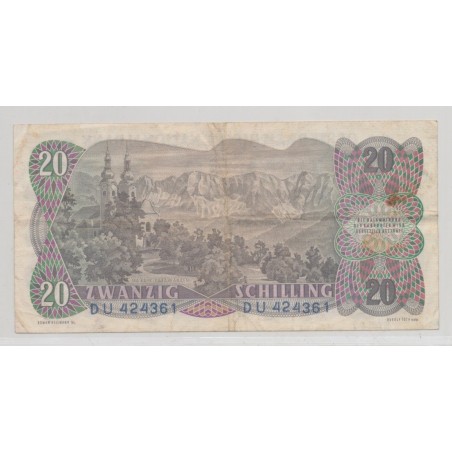 Autriche - 20 Schilling 1956 - TTB