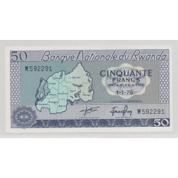 Rwanda - 50 Francs - 1.01.1976 - Neuf
