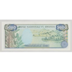 Rwanda - 5000 Francs - 1.01.1988 - Neuf 2