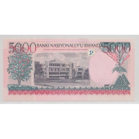 Rwanda - 5000 Francs - 1.12.1998 - Neuf
