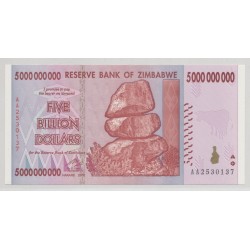 Zimbabwe - 5 Billion dollar - 2008 - Neuf
