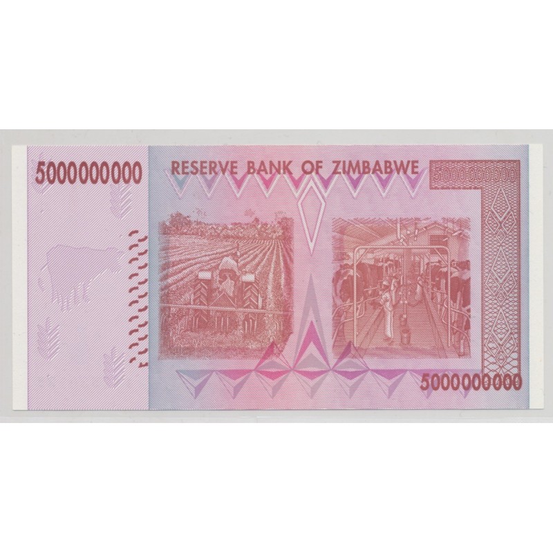 Zimbabwe - 5 Billion dollar - 2008 - Neuf