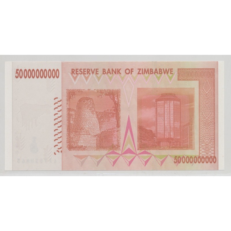Zimbabwe - 50 Billion dollar - 2008 - Neuf
