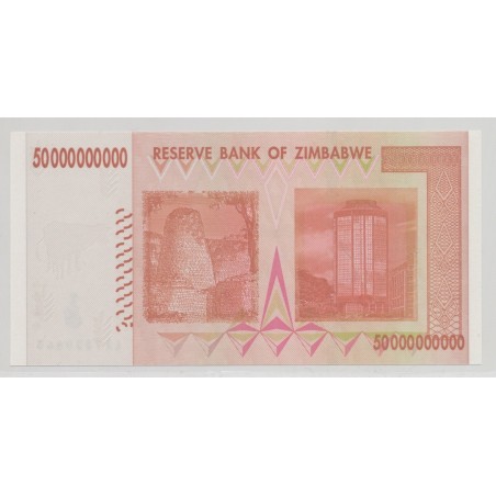 Zimbabwe - 50 Billion dollar - 2008 - Neuf