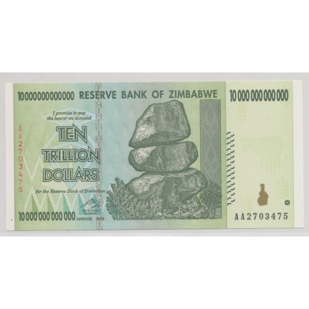 Zimbabwe - 1 Billion dollar - 2008 - Neuf