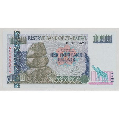 Zimbabwe - 1000 dollars 2003 - Neuf