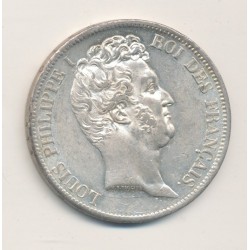 5 Francs Louis Philippe I - 1830 A Paris - Tranche en creux
