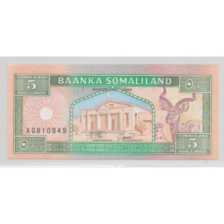 Somalie - 5 Shillings 1994 - Neuf
