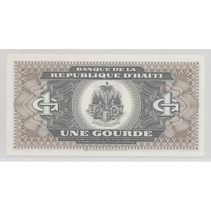 Haiti - 1 Gourde 1987 - Neuf