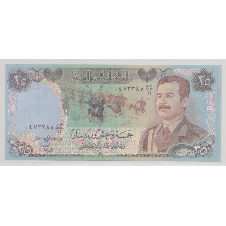 Irak - 25 Dinars 1986 - Safe conduct pass - Neuf