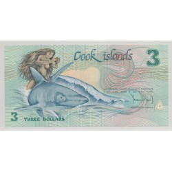 Iles cook - 3 Dollars 1987 - Neuf