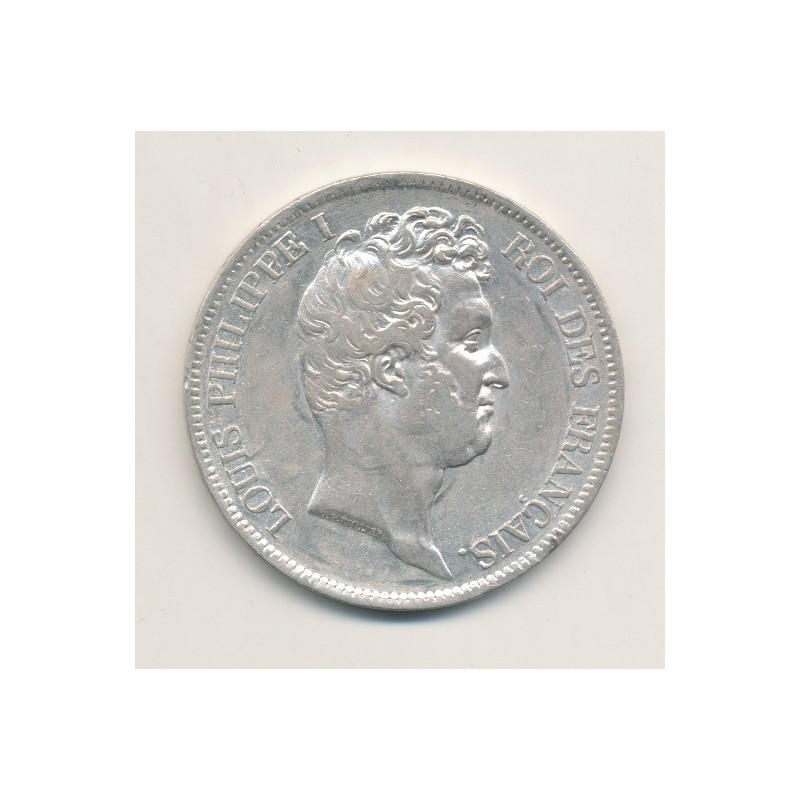 5 Francs Louis Philippe I - 1831 B Rouen - Tranche en creux
