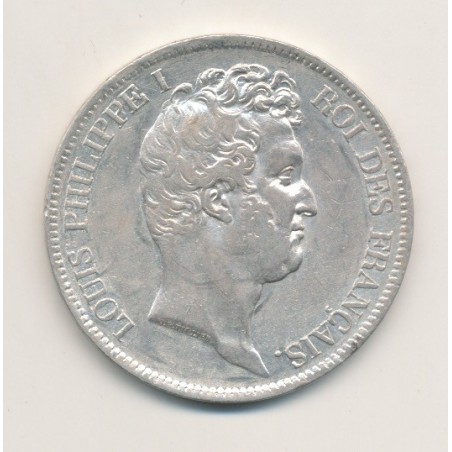 5 Francs Louis Philippe I - 1831 B Rouen - Tranche en creux