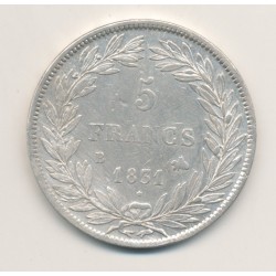 5 Francs Louis Philippe I - 1831 B Rouen - Tranche en creux 2