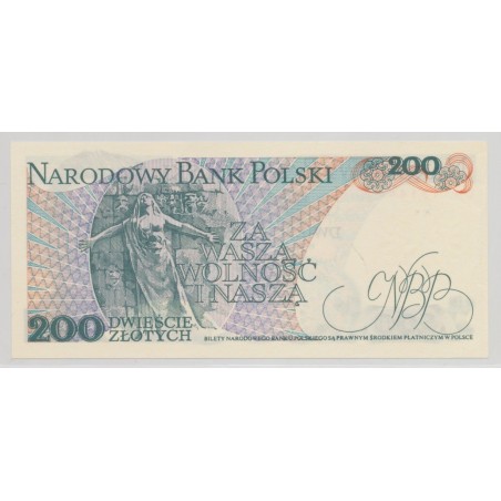 Pologne - 200 Złoty 1986 - Neuf